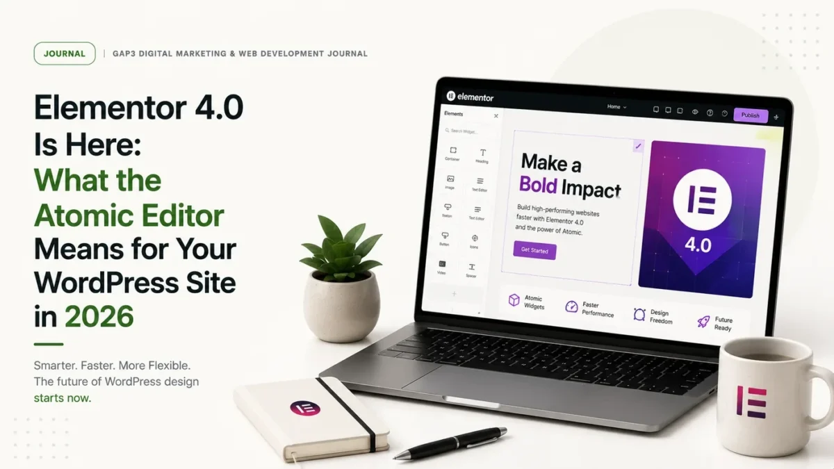 Elementor 4.0 Is Here: What the Atomic Editor Means for Your WordPress Site in 2026