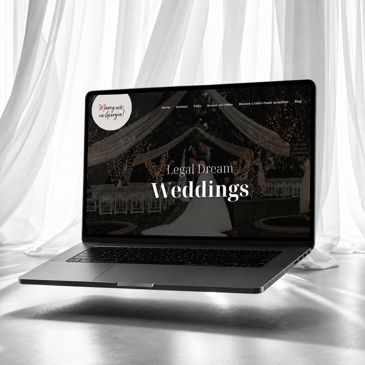Marry Me in Georgia, Wedding services website project by GAP3
