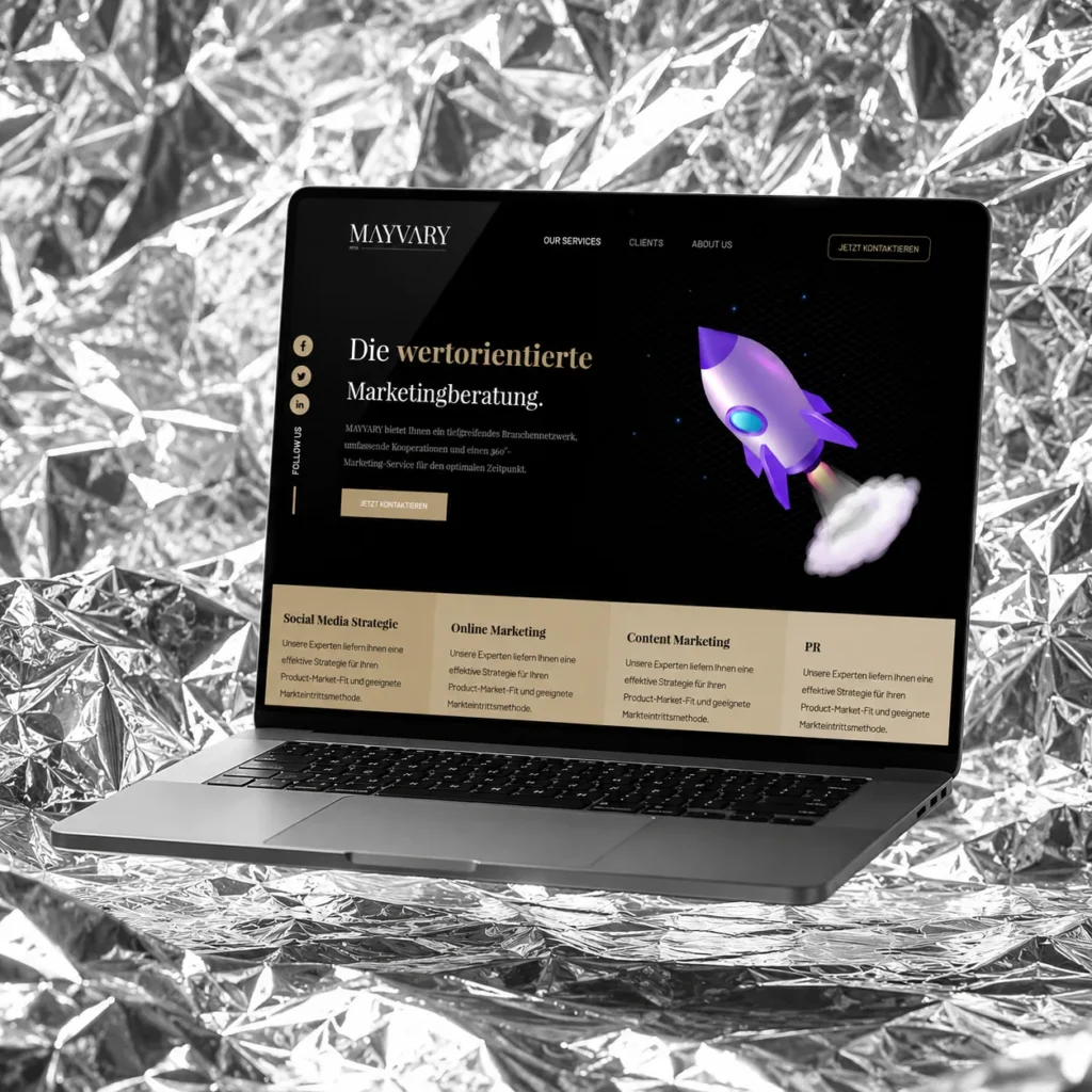 Mayvary project by GAP3, a digital marketing and web development agency in India