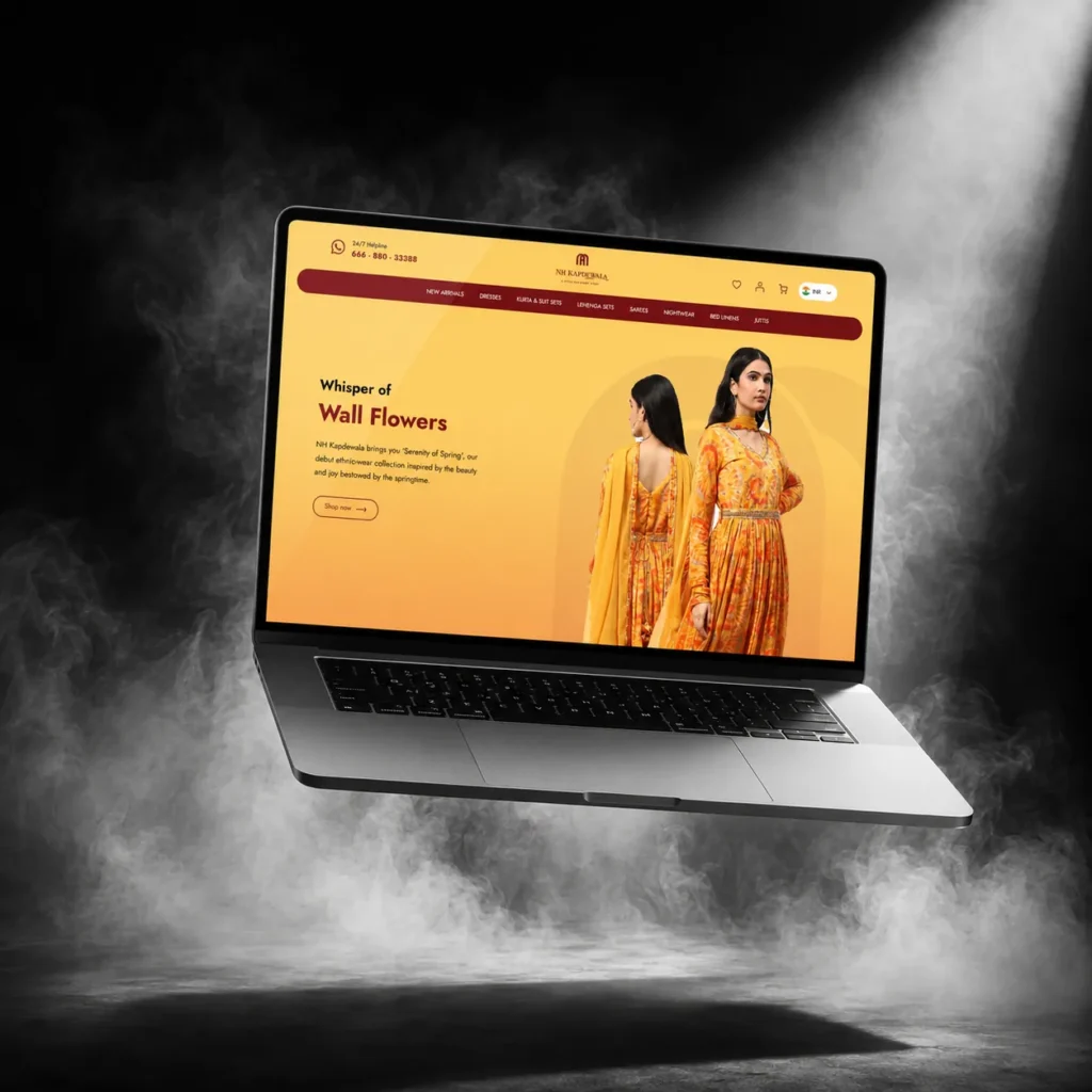 NH Kapdewala project by GAP3, a digital marketing and web development agency in India