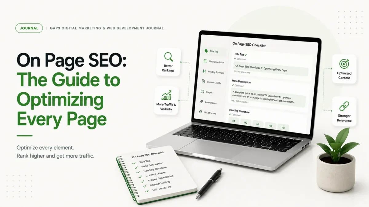 On Page SEO: The Guide to Optimizing Every Page