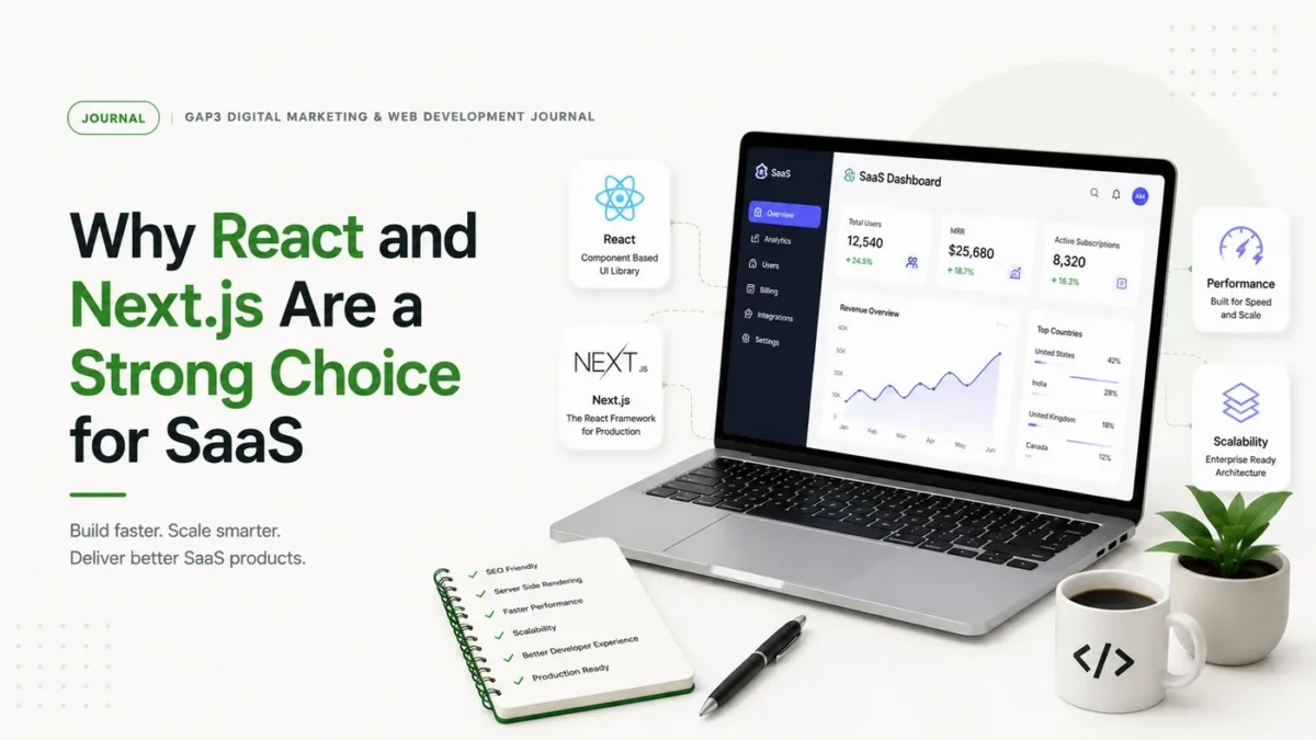 Why React and Next.js Are a Strong Choice for SaaS