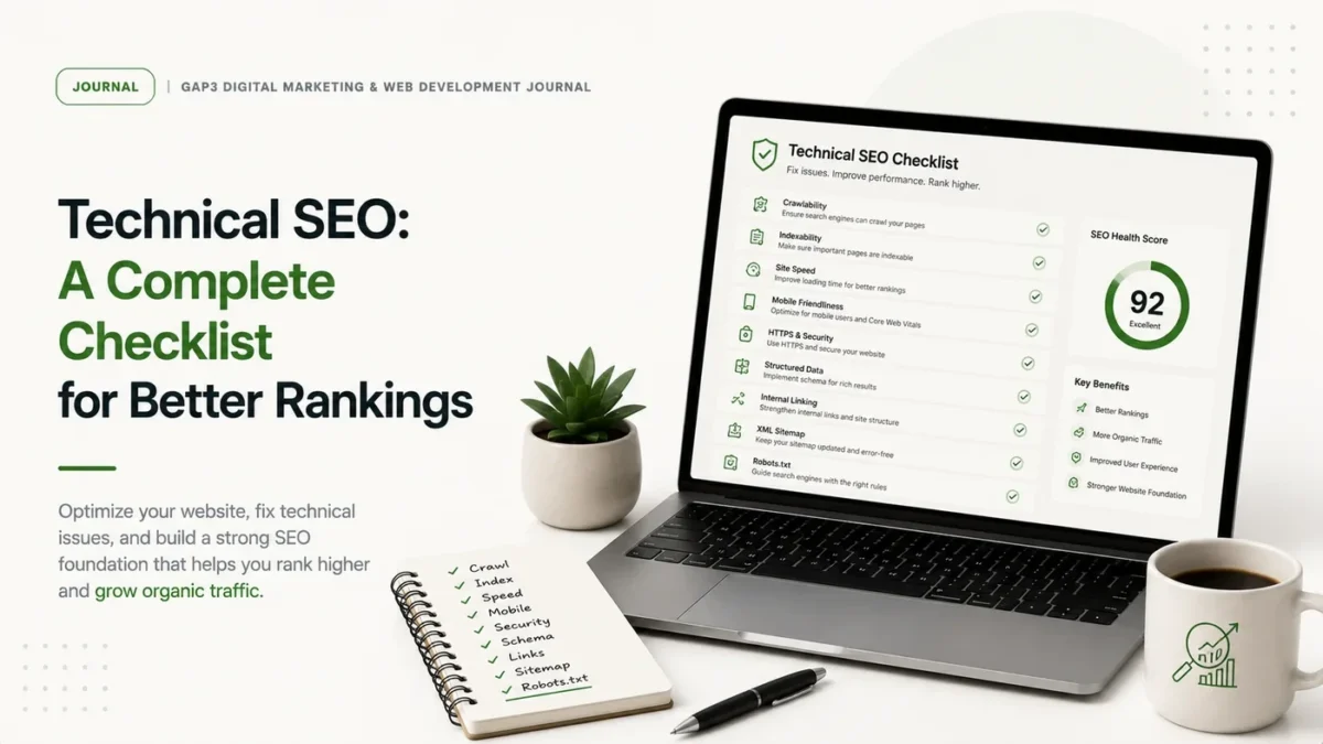 Technical SEO: A Complete Checklist for Better Rankings