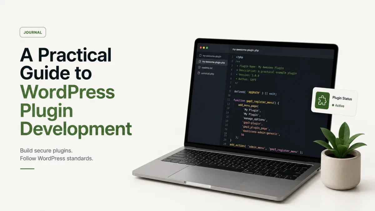 A Practical Guide to WordPress Plugin Development