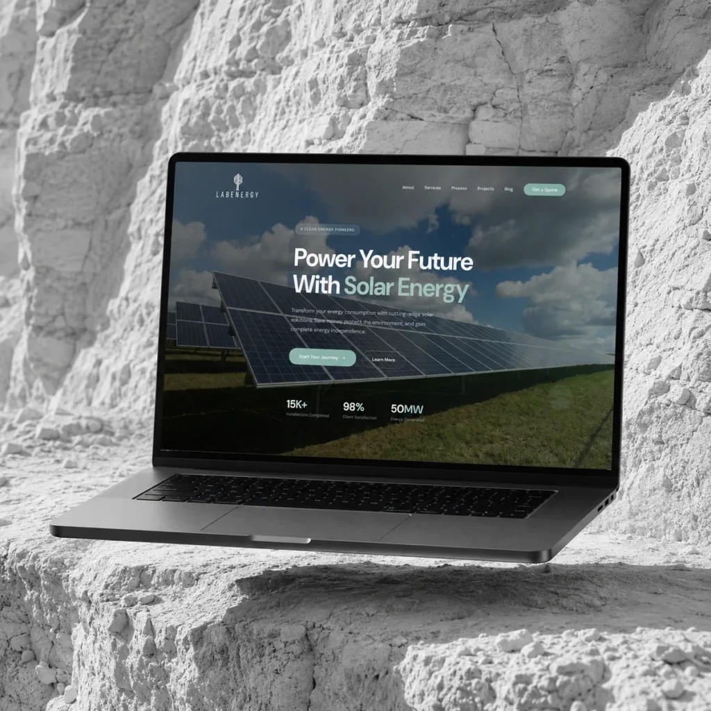 LabEnergy project by GAP3, a digital marketing and web development agency in India